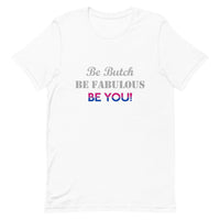 BBBFBY Bisexual Pride Flag Short-Sleeve Unisex T-Shirt