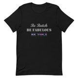 BBBFBY Leather Pride Flag Short-Sleeve Unisex T-Shirt