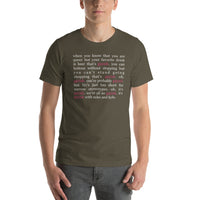 Gayish Theme Song Dark Short-Sleeve Unisex T-Shirt